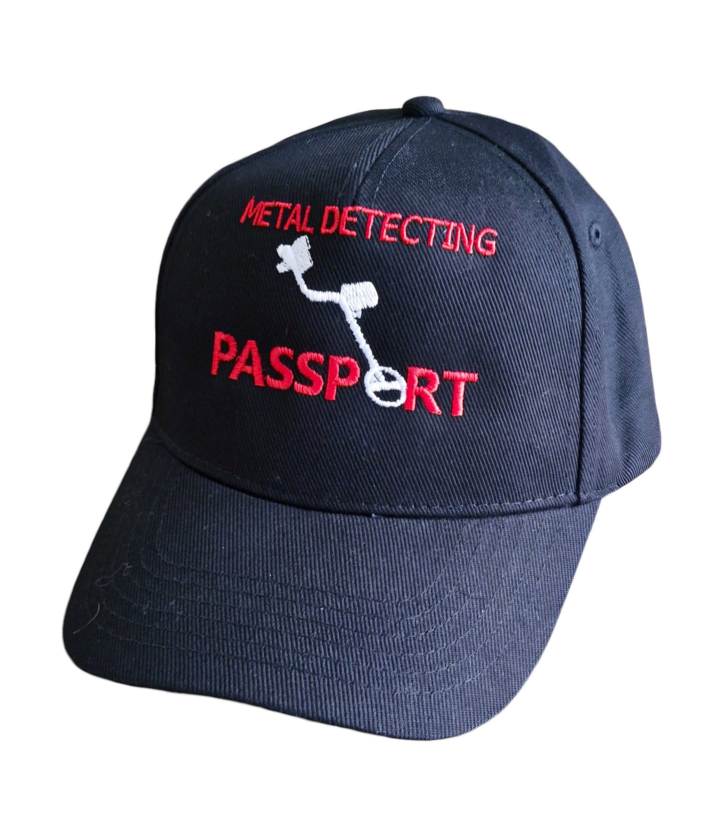 Baseball Cap with the MDP logo embroidered on the front - Metal Detecting Passport