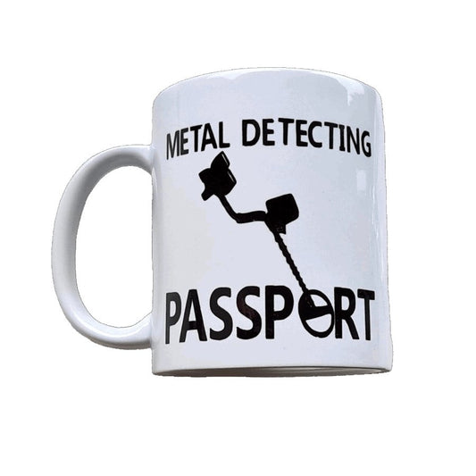 Metal Detecting Passport Mug - Metal Detecting Passport